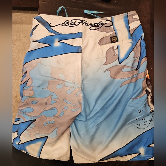 Ed Hardy Swim Shorts - Picture 2 of 6